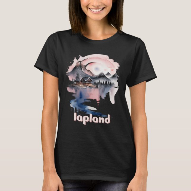 lapland äventyr t shirt (Framsida)