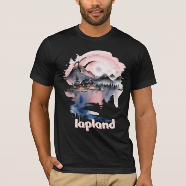 lapland äventyr t shirt (Framsida)