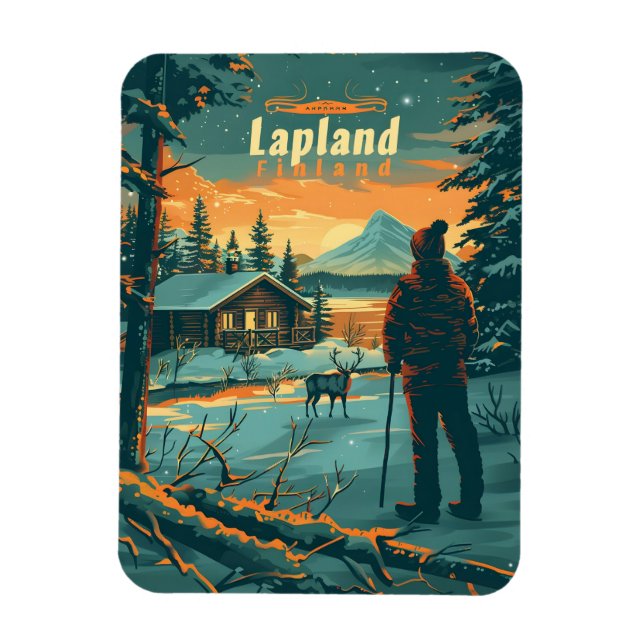 Lapland Finland Magnet (Vertikal)