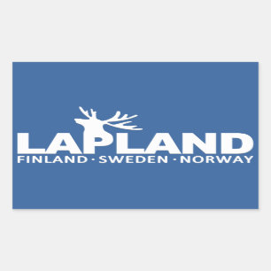 LAPLAND klistermärkear Rektangulärt Klistermärke