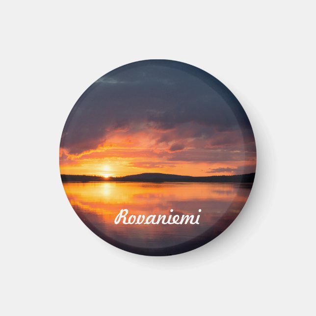 Lapland Sunset Magnet (Framsidan)