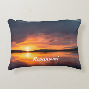 Lapland Sunset Prydnadskudde