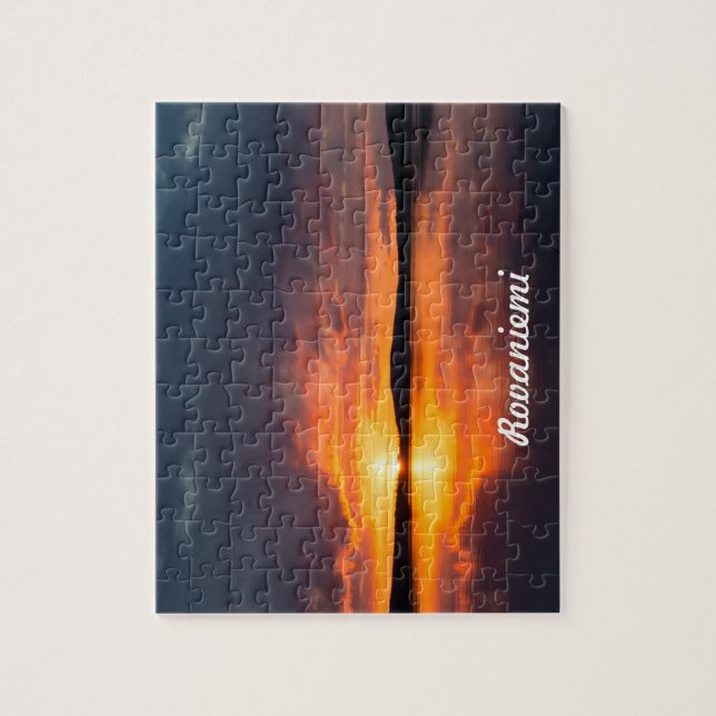 Lapland Sunset Pussel (Vertikal)