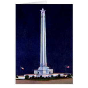 LaPorte Texas San Jacinto Memorial Hälsningskort