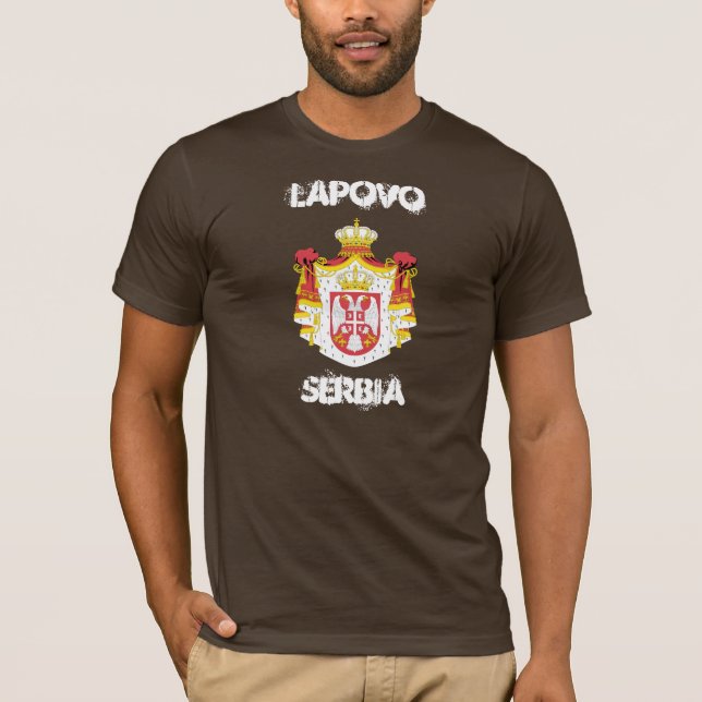 Lapovo, Serbien (Sumadija District) T-shirt (Framsida)