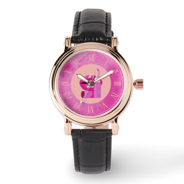 Läppar Armbandsur (Framsida)