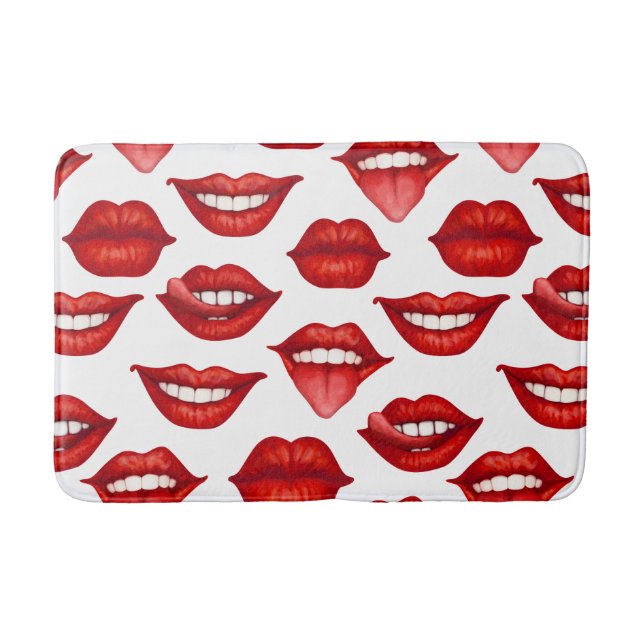 Läppar Badrumsmatta (Framsidan)