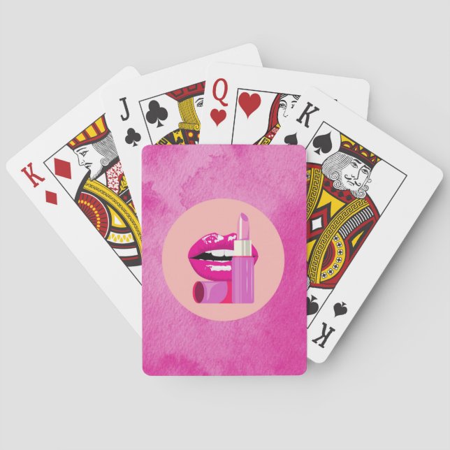 Läppar Casinokort (Baksidan)