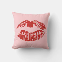 Läppar Dekorativ kudde