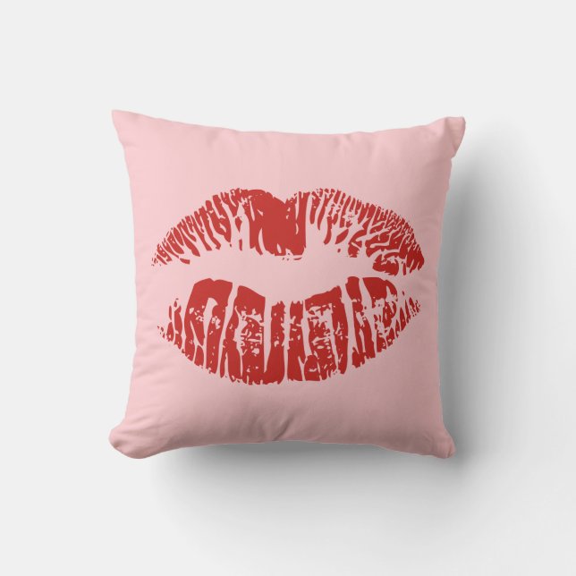 Läppar Dekorativ kudde (Framsida)