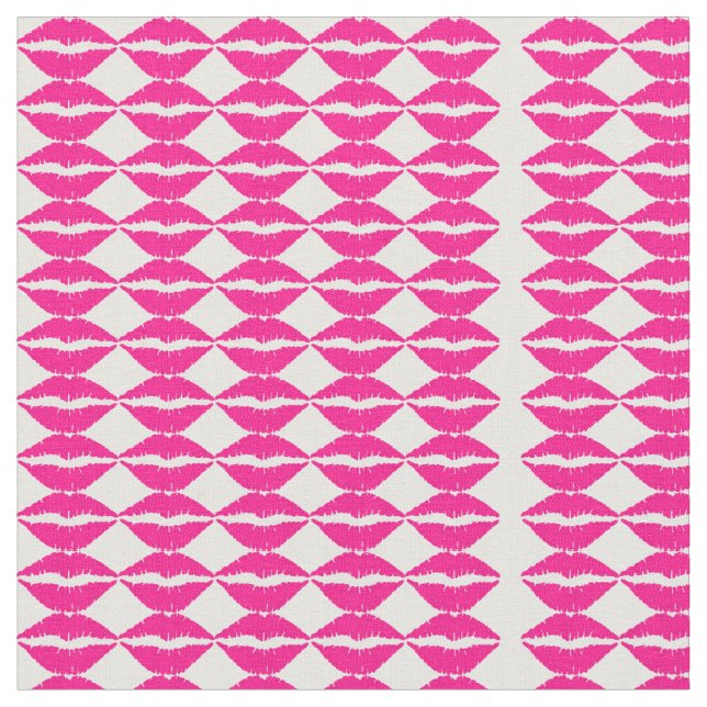 Läppar Fabric Tyg (Närbild)