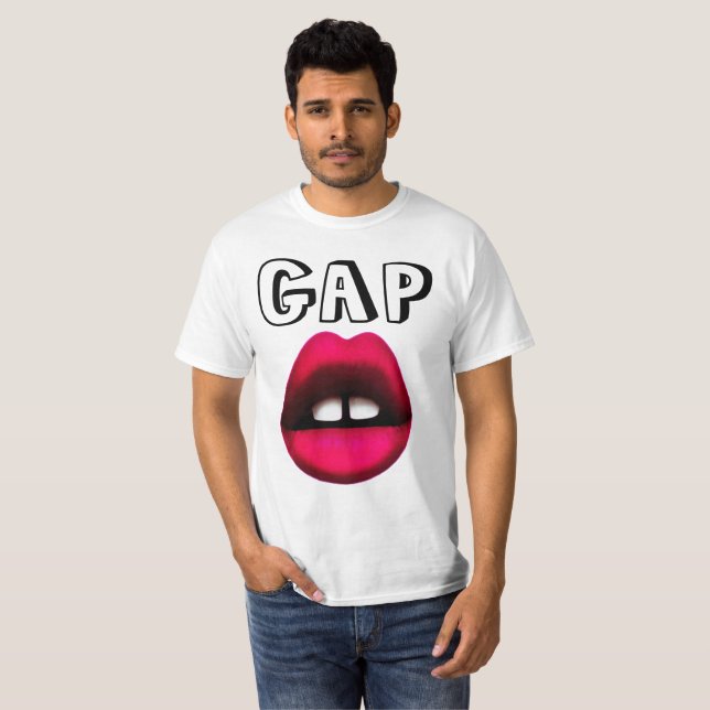 LÄPPAR FÖR T-TRÖJA FÖR GAP TANDFLICKA TEE SHIRT (Hel framsida)