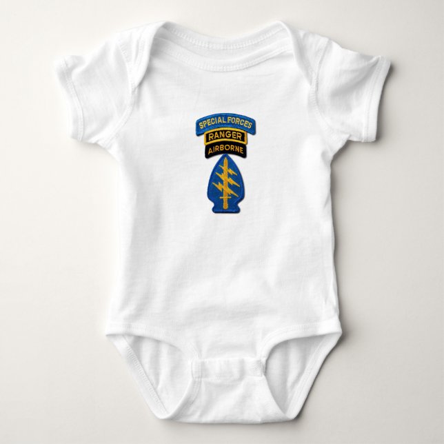 Lappar gröna baskerskogsvaktare LRRPS för T-shirt (Framsida)