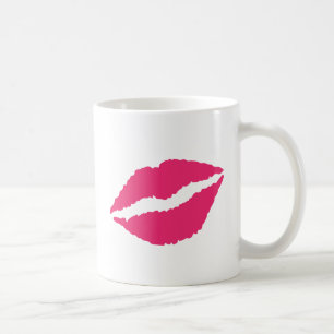 Läppar Kaffemugg