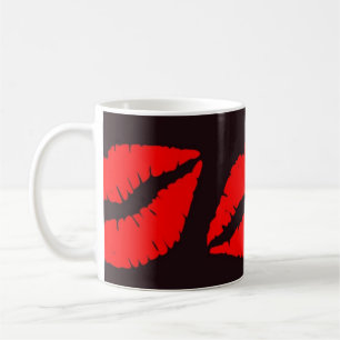 läppar kaffemugg