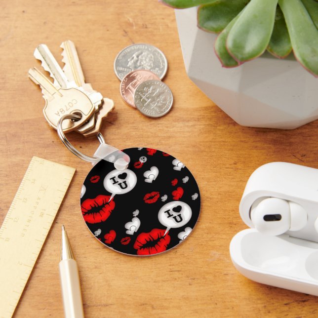 Läppar & Kärlek Talk Nyckelring (Skrivbord)