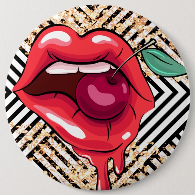 läppar knapp (Framsida)