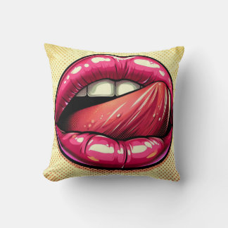 Läppar Kudde
