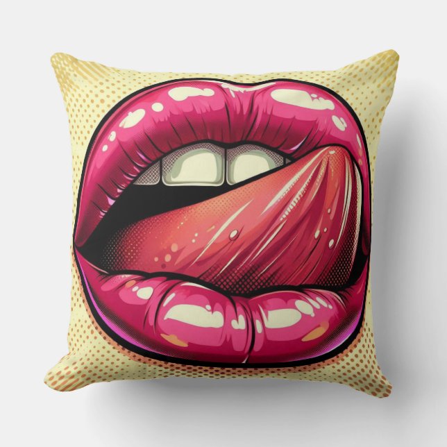 Läppar Kudde (Framsida)
