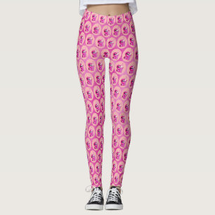 Läppar Leggings