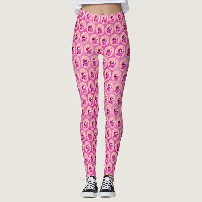 Läppar Leggings (Framsida)