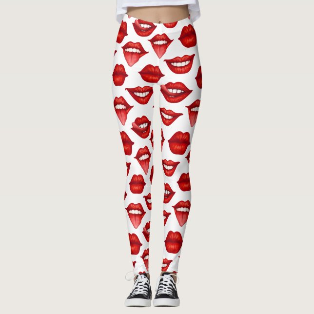 Läppar Leggings (Framsida)