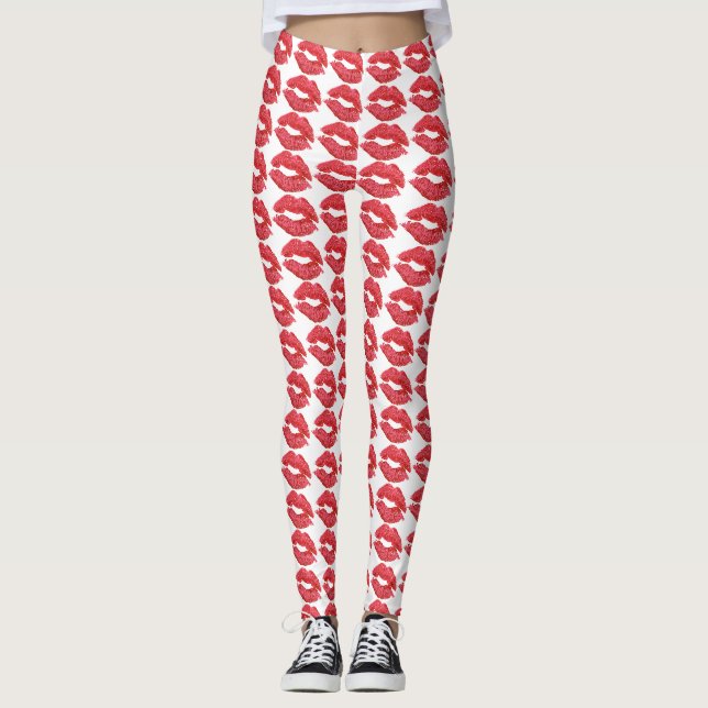 Läppar Leggings (Framsida)