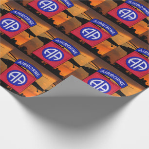 lappar luftburna veteranvets för 82nd abn presentpapper