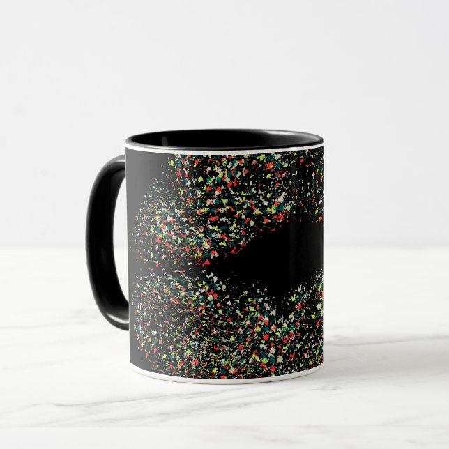 Läppar med tryckfärgning mugg (Framsida vänster)