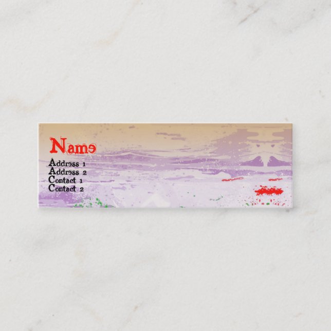 LÄPPAR MINI VISITKORT (Framsida)