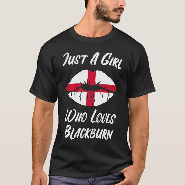 Läppar Mouth Kärlek Saint George's Kor Flagga Blac T Shirt (Framsida)