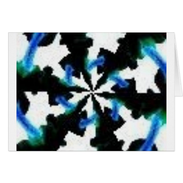 Läppar och Sausages Hälsningskort (Framsidan Horizontal)