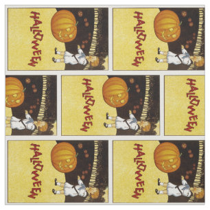 Lappar o'Lantern pumpa för jacken Halloween Tyg