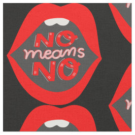 läppar pop art no elaks no agreement aware tyg