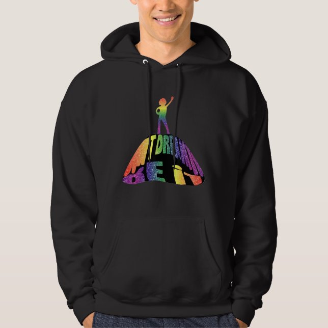 Läppar Pride Gay Homosexual Lesbisk Hoodie (Framsida)