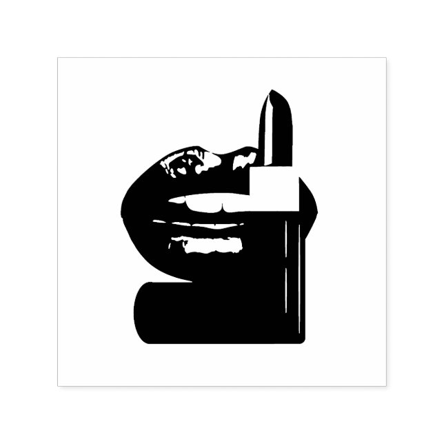 Läppar Självfärgande Stämpel (Design)