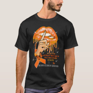 Läppar som dryper Fjärilar Kvinnor Multipel Sklero T Shirt