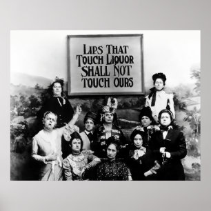 Läppar som rör likkvör - Temperance League Poster