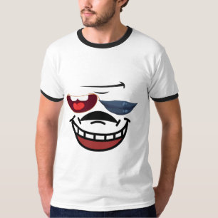Läppar & Teeth Harmony: Unik Emoji T-Shirt Design
