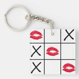 Läppar Tic Tac Toe