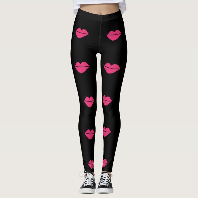 Läppardamasker Leggings (Framsida)