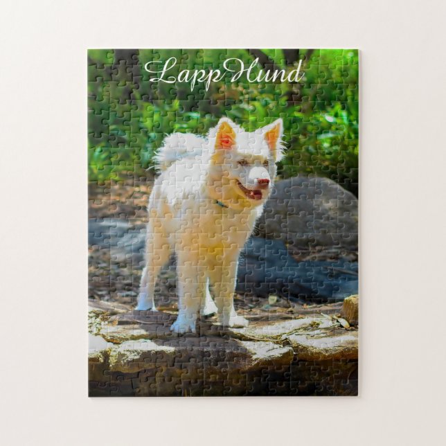Lapphund Hund. Pussel (Vertikal)