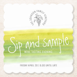 Läppja och ta prov underlägg för