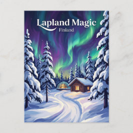 Lappland Finland Vykort