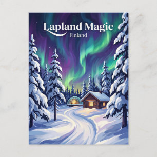 Lappland Finland Vykort