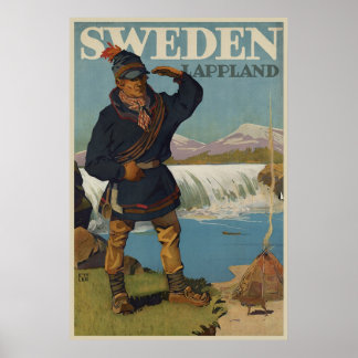 Lappland Sverige Poster