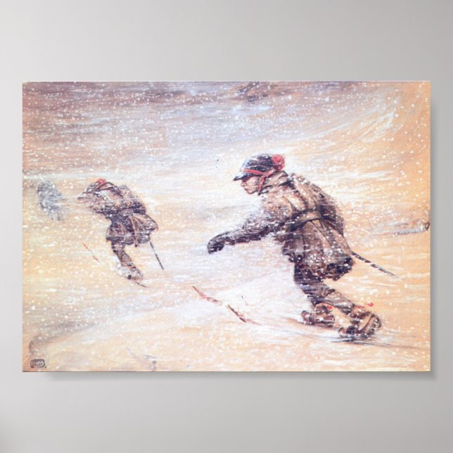 Lapplanders i Snowstorm - Lappar i snostorm Poster (Framsidan)