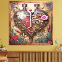 Läppstift Blommor Hjärta Steampunk-serien