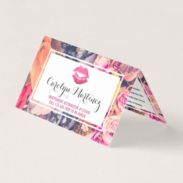 Läppstift Distributör Hur man applicerar / Tips &  Kort (Framsida)