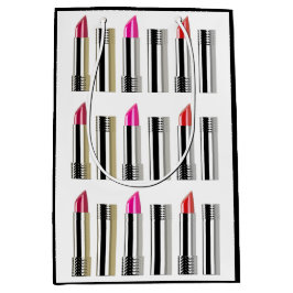 Läppstift krom rosa vit kosmetologi 
